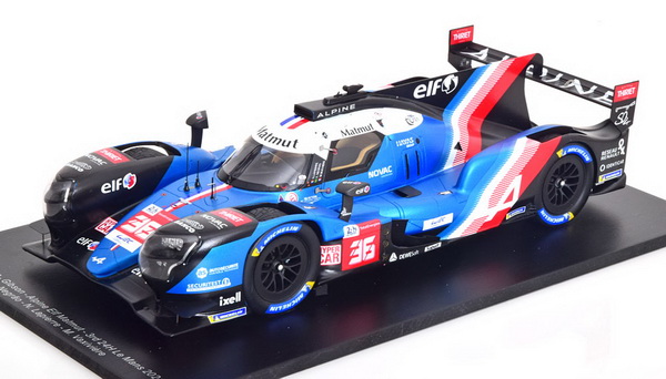 Модель 1:18 Alpine A480 Gibson №36 3rd 24h Le Mans (A.Negrao - N.Lapierre - M.Vaxiviere)