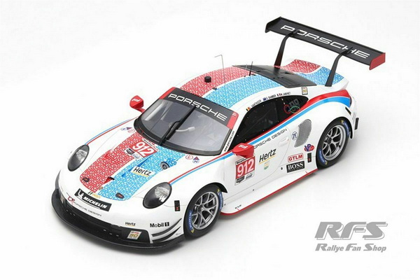 Porsche 911 (991) RSR №912 Porsche GT Team 24h Daytona (Earl Bamber - L.Vanthoor - Mathieu Jaminet) 18US007 Модель 1:18