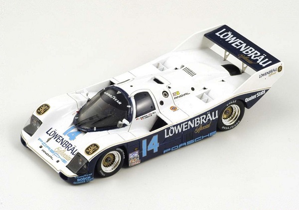 Модель 1:43 Porsche 962 №14 «Lowenbrau» Winner 24h Daytona (Alvah Robert «Al» Holbert - Chip Robinson - Derek Bell - Al Unser Jr.)
