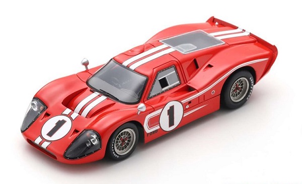 Модель 1:43 Ford Mk IV №1 Winner 24h Le Mans (Daniel Sexton Gurney - Anthony Joseph Foyt) - red