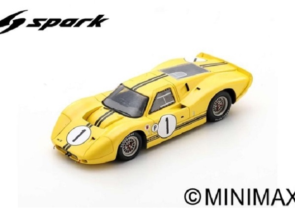 Ford GT40 Mk IV №1 Winner Sebring 12h (M.Andretti - B.McLaren) 43SE67 Модель 1:43