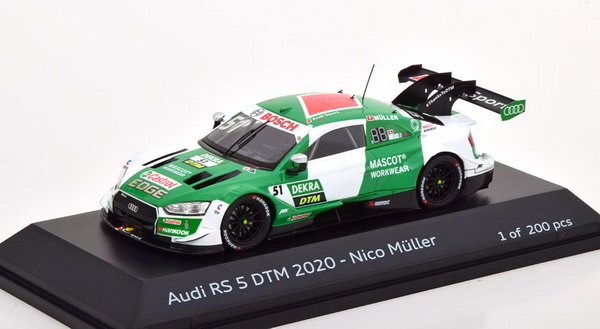 Модель 1:43 Audi RS 5 №51, DTM 2020 Müller (L.E.200 pcs)