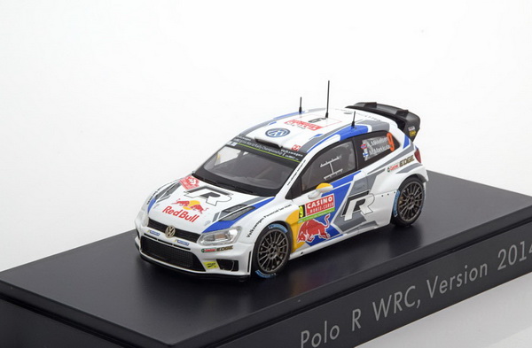Модель 1:43 Volkswagen Polo R WRC №9 Rallye Monte-Carlo (Andreas Mikkelsen - Mikko Markkula)