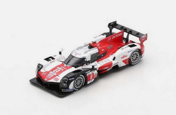 Toyota GR010 3.5l Turbo Hybrid V6 Team Toyota Gazoo Racing №8 Winner 24h Le Mans 2022 S.Buemi - B.Hartley - R.Hirakawa, White R 87LM22 Модель 1:87