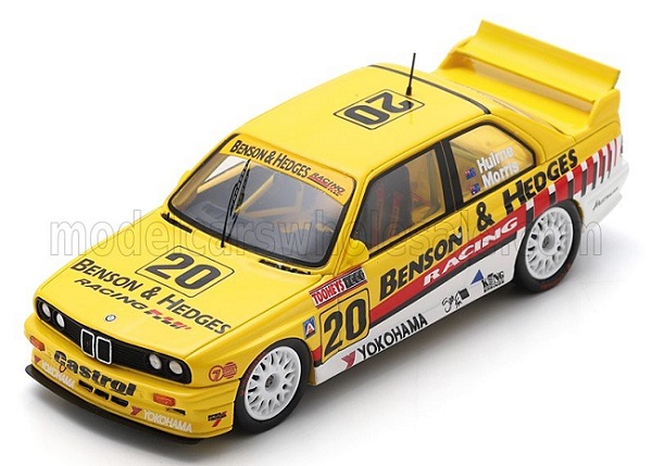 bmw - 3-series m3 team logamo racing benson & hedges n 20 9th bathurst - 1992 - denny hulmes - paul morris - yellow AS014 Модель 1:43