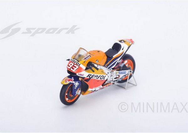 Модель 1:43 Honda RC213V №93 «Repsol» Honda Team Winner Japanese GP - World Champion (Marc Márquez) with clear case