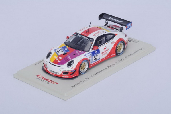 Модель 1:43 Porsche 911 GT3 R №12 Manthey Racing 24h Nurburgring (Klohs - Schmidtmann - Richter - Renauer)