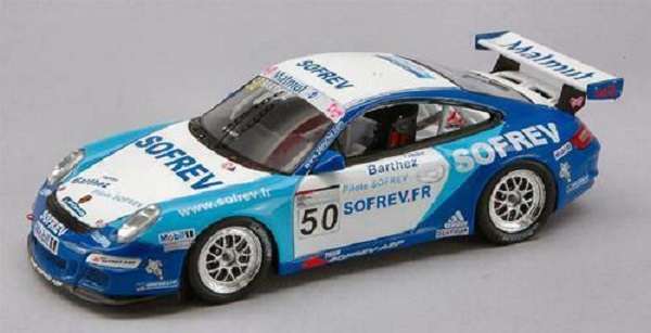 Модель 1:43 Porsche 911 GT3 Type 997 Cup VIP #50 Carrera Cup 2008 - Bartez