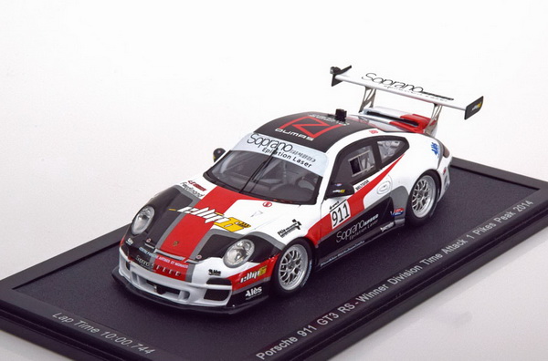 Модель 1:43 Porsche 911 (997) GT3 RS Winner Div. Time Attack 1, Pikes Peak (Vincent Beltoise)