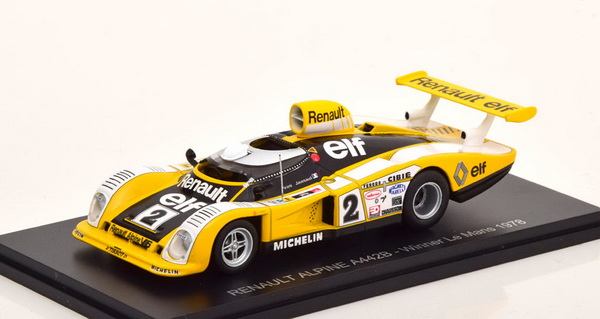 Модель 1:43 Alpine Renault A442B №2 «Elf» Winner 24 Le Mans (Didier Pironi - Jean-Pierre Jaussaud) (издание для Hachette)