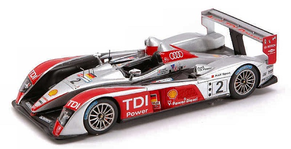 Audi R10 №2 Le Mans (Rinaldo «Dindo» Capello - Tom Kristensen - Allan McNish) S0682 Модель 1:43