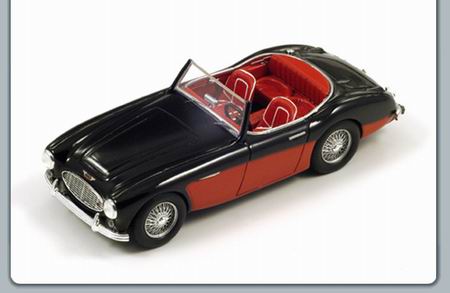 Модель 1:43 Austin-Healey A100/6 - black/red