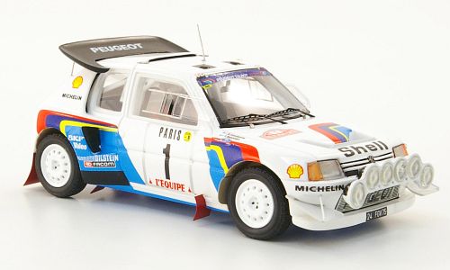 Модель 1:43 Peugeot 205 T16 Evo II №1 2nd Rallye Monte-Carlo (Timo Salonen - Seppo Harjanne)