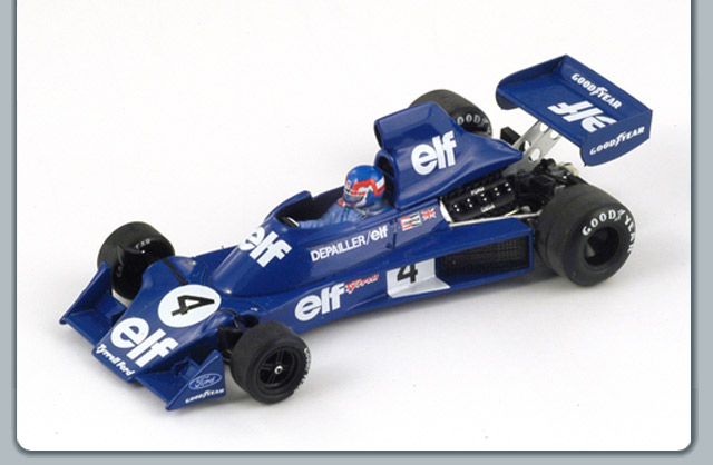 Модель 1:43 Tyrrell Ford 007 №4 4th Belgium GP (Patrick Depailler)