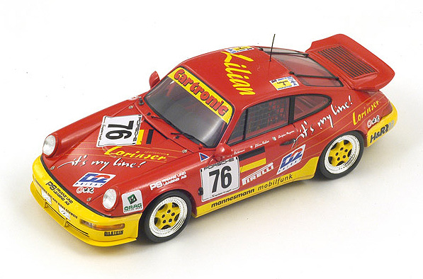 Модель 1:43 Porsche 911 Carrera Cup №76 Le Mans (Enzo Calderari - Luigino Pagotto - Lilian Keller)
