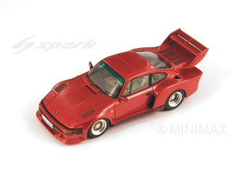 porsche 911 turbo tag - red met S2093 Модель 1:43