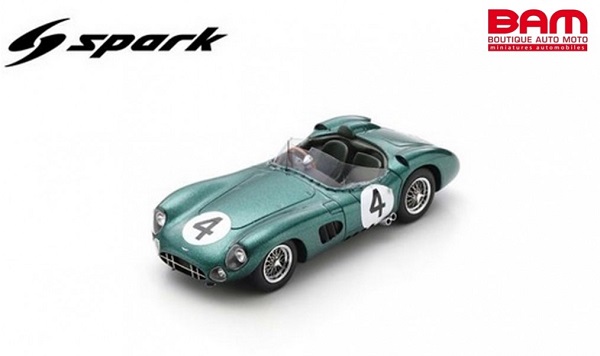 Aston Martin DBR1 Spider 3.0l S6 Team Essex Racing N 4 24h Le Mans 1961 R.Salvadori - T.Maggs S2445 Модель 1:43