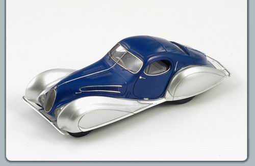 Talbot-Lago T150-C-SS Coupe Figoni & Falaschi «Teardrop» - blue/silver S2705 Модель 1:43