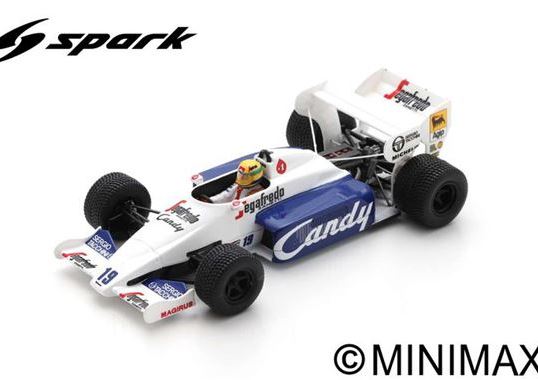 Toleman TG184 №19 2nd Monaco GP (Ayrton Senna) S2778 Модель 1:43