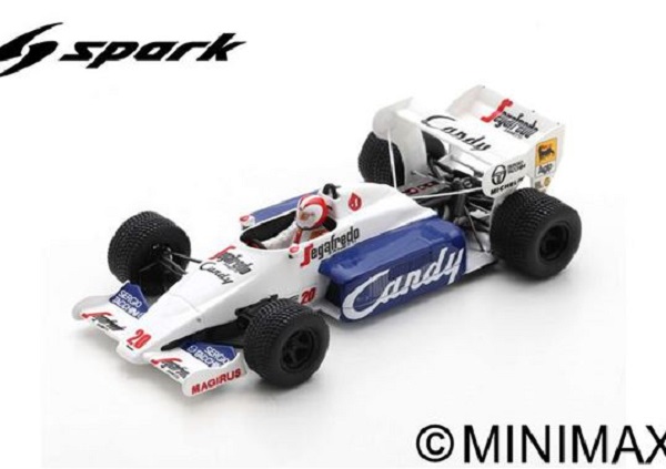 Toleman TG184 №20 Monaco GP (Johnny Cecotto) S2779 Модель 1:43