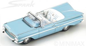 chevrolet impala convertible - blue S2901 Модель 1:43