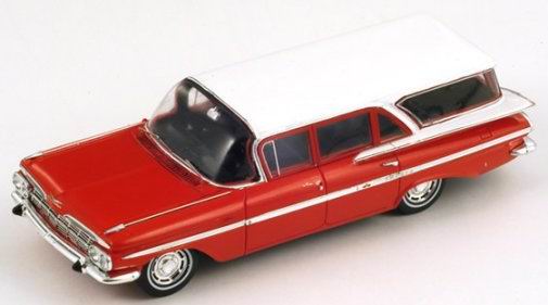 Модель 1:43 Chevrolet Impala Station Wagon - red w. white roof