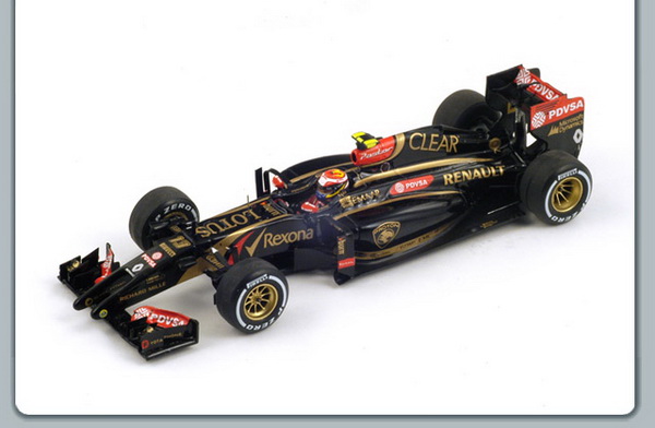 Модель 1:43 Lotus Renault E22 №13 (Pastor Maldonado)