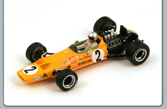 Модель 1:43 McLaren M7A №2 Winner Race of Champions (Bruce Leslie McLaren)
