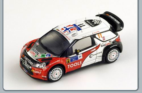 Модель 1:43 Citroen DS3 WRC №11 Mexico Rally (Peter Solberg - Chris Patterson)