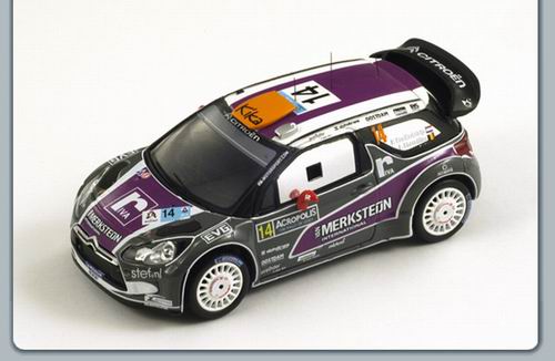 Модель 1:43 Citroen DS3 WRC №14 Rallye de Portugal (Peter van Merksteijn - Eddy Chevallier)