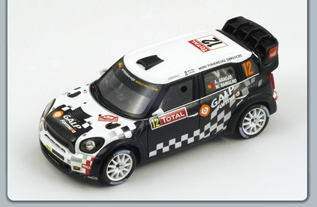 Модель 1:43 Mini John Cooper Works WRC №10th Rallye Monte-Carlo (Armindo Araujo - Miguel Ramalho)
