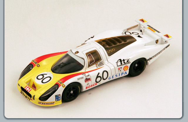 Модель 1:43 Porsche 908 №60 3rd Le Mans (M.Casoni - R.Joest - M.Weber)