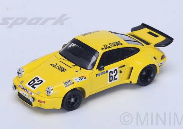 Модель 1:43 Porsche 911 Carrera RSR №62 Le Mans (R.Bond - Baron Hughes «Hugh» de Fierlant)