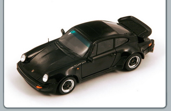 porsche 911 turbo 3.3 coupe - black S3496 Модель 1:43