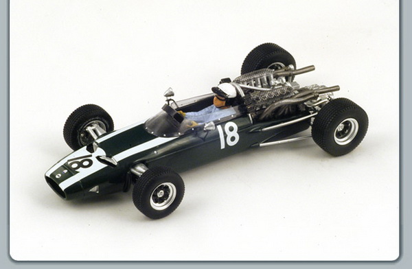 Cooper T81 №18 5th Belgium GP 1966 Richie Ginther S3518 Модель 1:43