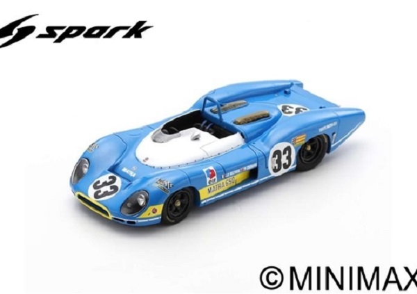 Модель 1:43 Matra-Simca MS 650 №33 4th 24h Le Mans (J-P.Beltoise - P.Courage)