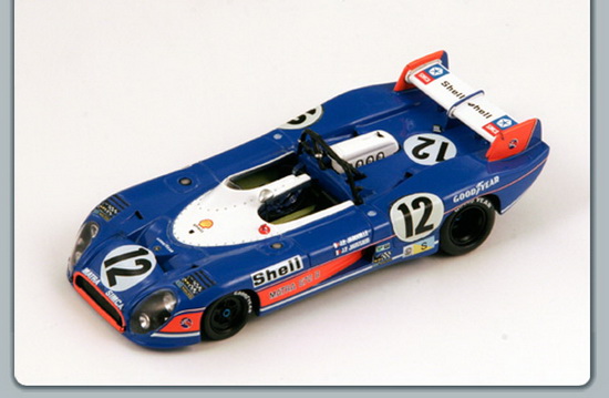Модель 1:43 Matra-Simca MS 670B №12 3th Le Mans (Jean-Pierre Jabouille - J.P Jaussaud)