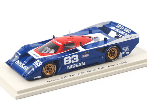 Модель 1:43 Nissan GTP ZX-Turbo №83 Winner West Palm Beach IMSA (G.Brabham - J.Morton)