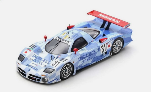 Модель 1:43 Nissan R390 GT1 3.5l Turbo Team Nissan Motorsport №31 24h Le Mans 1998 (A.Montermini - E.Comas - J.Lammers)