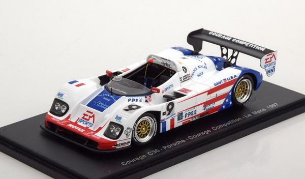 Модель 1:43 Courage C36 №9 24h Le Mans (Olivier Grouillard - Mario Andretti - M.Andretti)
