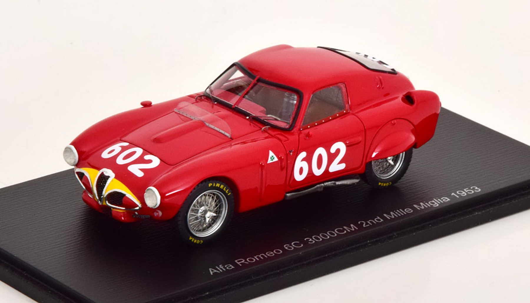 Alfa Romeo 6C 3000cm №602 Mille Miglia (Juan Manuel Fangio - Giancarlo Sala) S3681 Модель 1:43