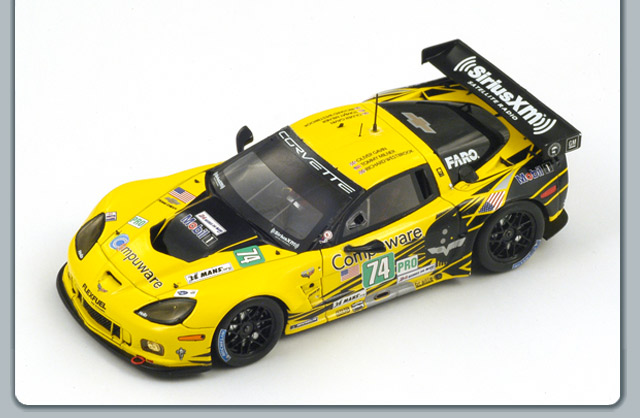 Модель 1:43 Chevrolet Corvette C6 ZR1 №74 Corvette Racing Le Mans (Olivier Gavin - T.Milner - R.Westbrook)