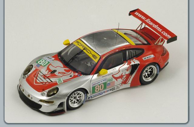 Модель 1:43 Porsche 997 RSR №80 Flying Lizard MotorSports Le Mans (Jorg Bergmeister - P.Long - Manthey Holzer)