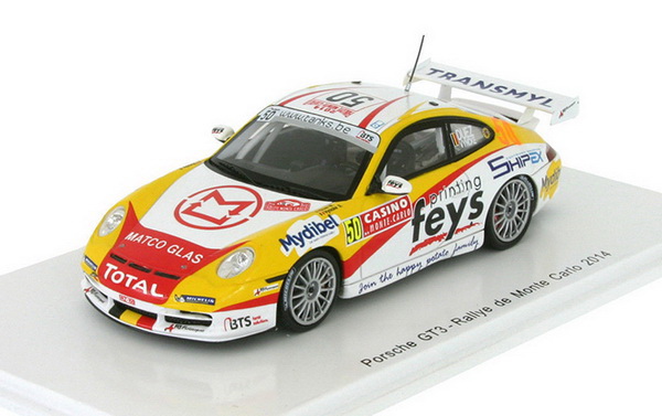 Модель 1:43 Porsche 996 GT3 №50 Rallye Monte-Carlo (Mark Duez - S.Vyncke)