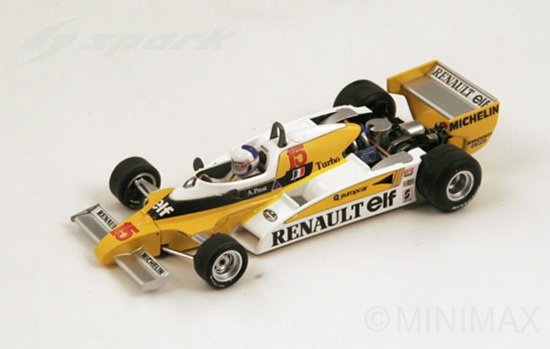 Модель 1:43 Renault RE20B №15 Argentina GP (Alain Prost)
