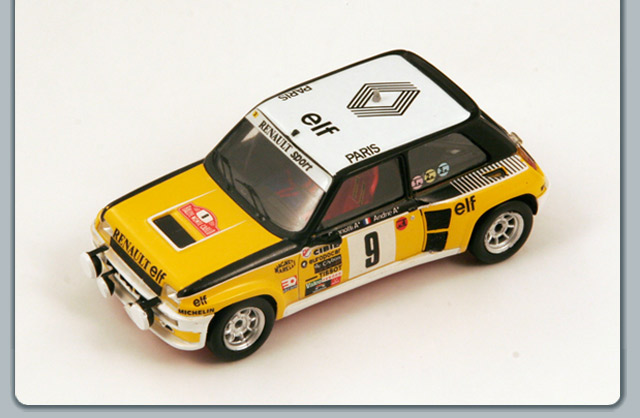 Модель 1:43 Renault 5 Turbo №9 Winner Rallye Monte-Carlo-Rally