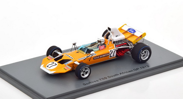 Модель 1:43 Surtees TS9 #27 South African GP 1972 John Love
