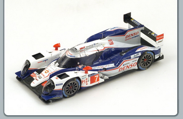 Модель 1:43 Toyota TS040 Hybrid №7 Toyota Racing 24h Le Mans (Alexander Wurz - Stephane Sarrazin - Kazuki Nakajima)