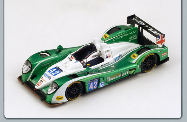 Модель 1:43 Zytek Z11SN - Nissan №42 Le Mans Caterham Racing (T.Smith - M.McMurry - C.Dyson)