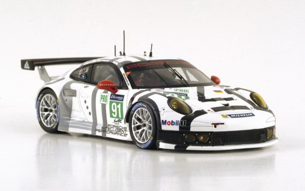 Модель 1:43 Porsche 911 RSR (991) №91 Le Mans Porsche Team Manthey (Patrick Pilet - J.Bergmeister - Tandy)